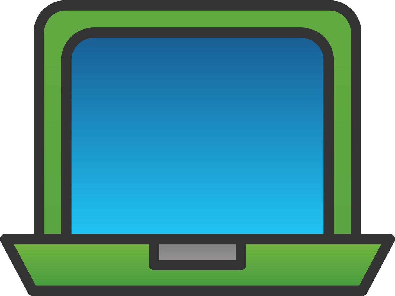 Laptop Vector Icon Design