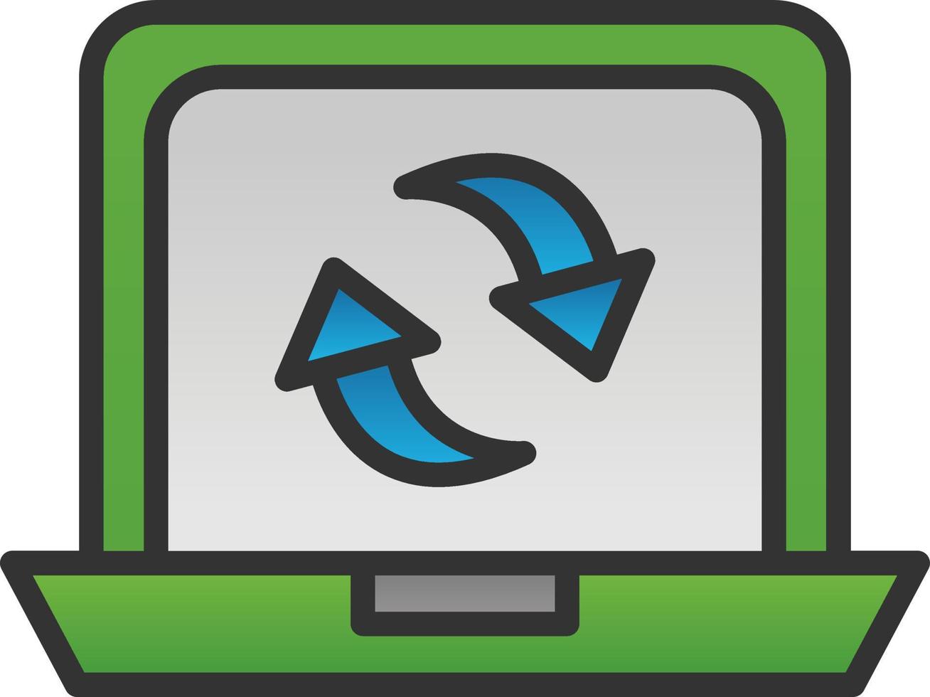 Sync Vector Icon Design