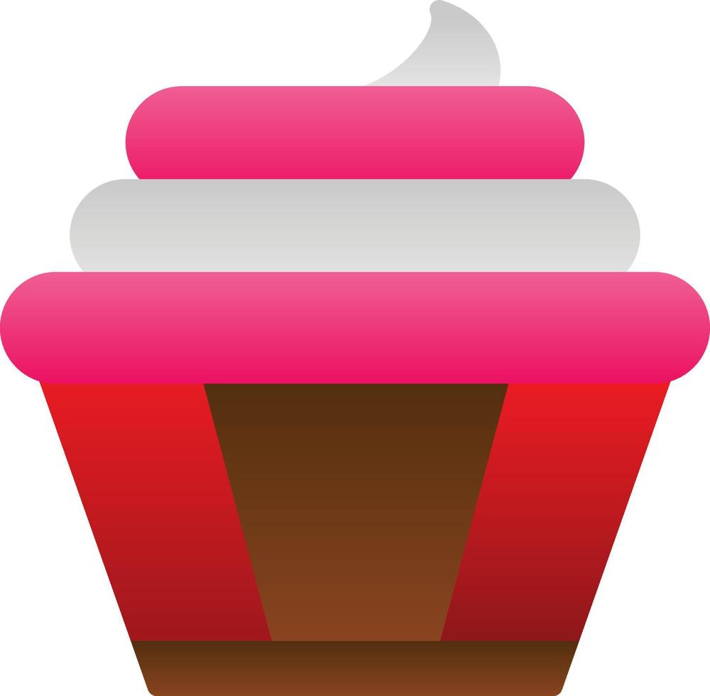 diseño de icono de vector de cupcakes