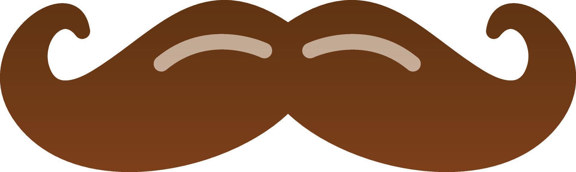 Moustache Vector Icon Design