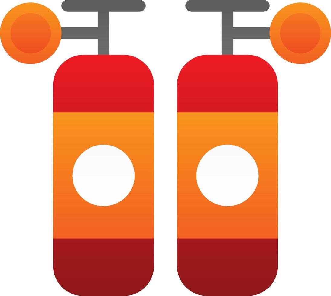 Oxygen Tanks Vector Icon Design