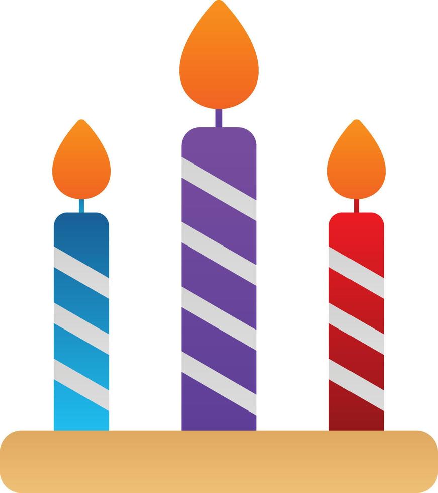 Candle Vector Icon Design