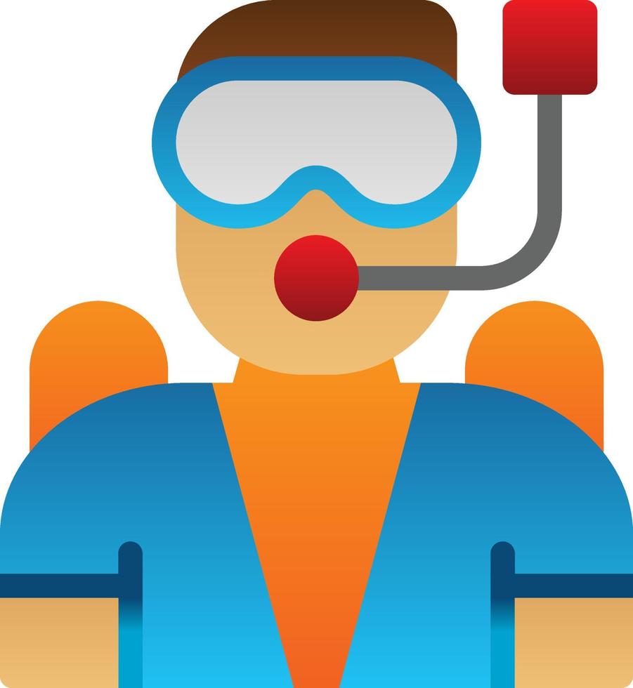 Diving Vector Icon Design