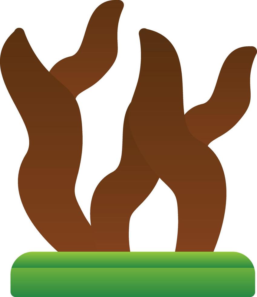 Seaweed Vector Icon Design