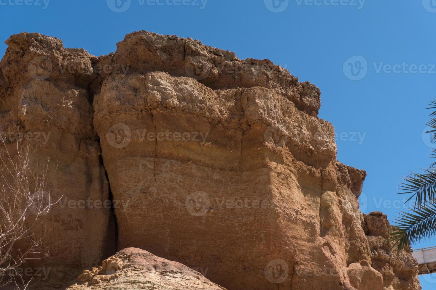 clear blue sky and a big sandy Mt. photo