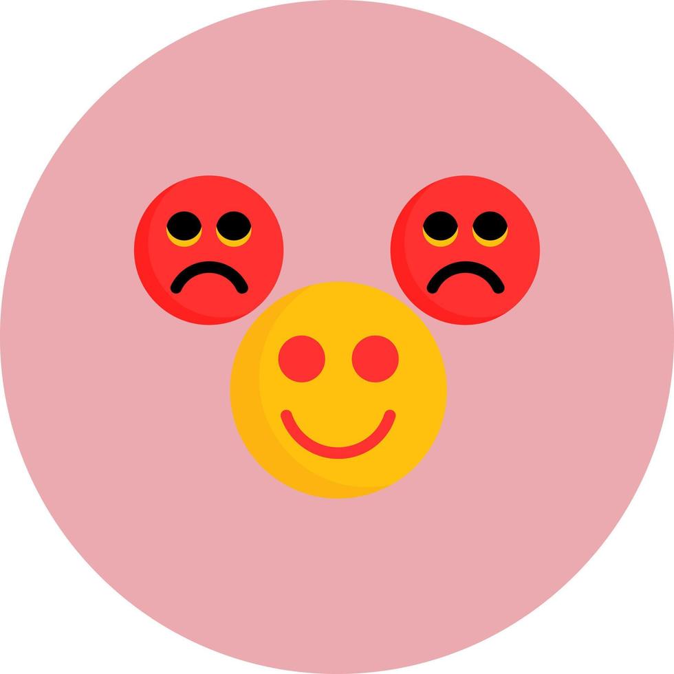 Reaction Icon Design vector