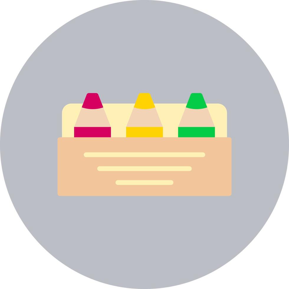 Crayons Vector Icon