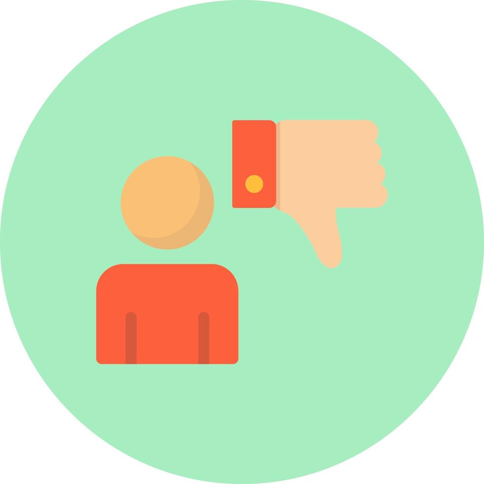 Dislike  Icon Design vector