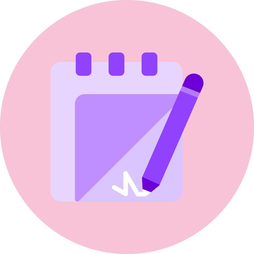 Notepad Vector Icon