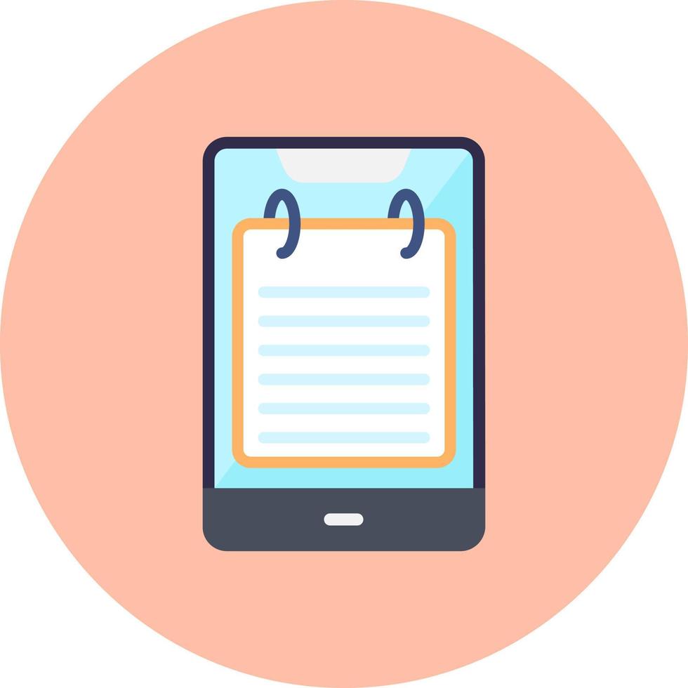 Notepad Vector Icon