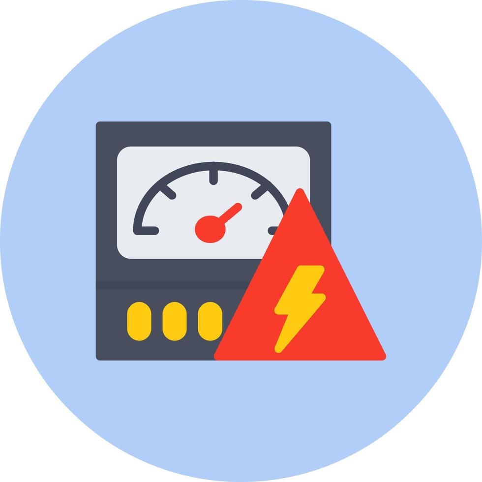 Electric Meter Vector Icon