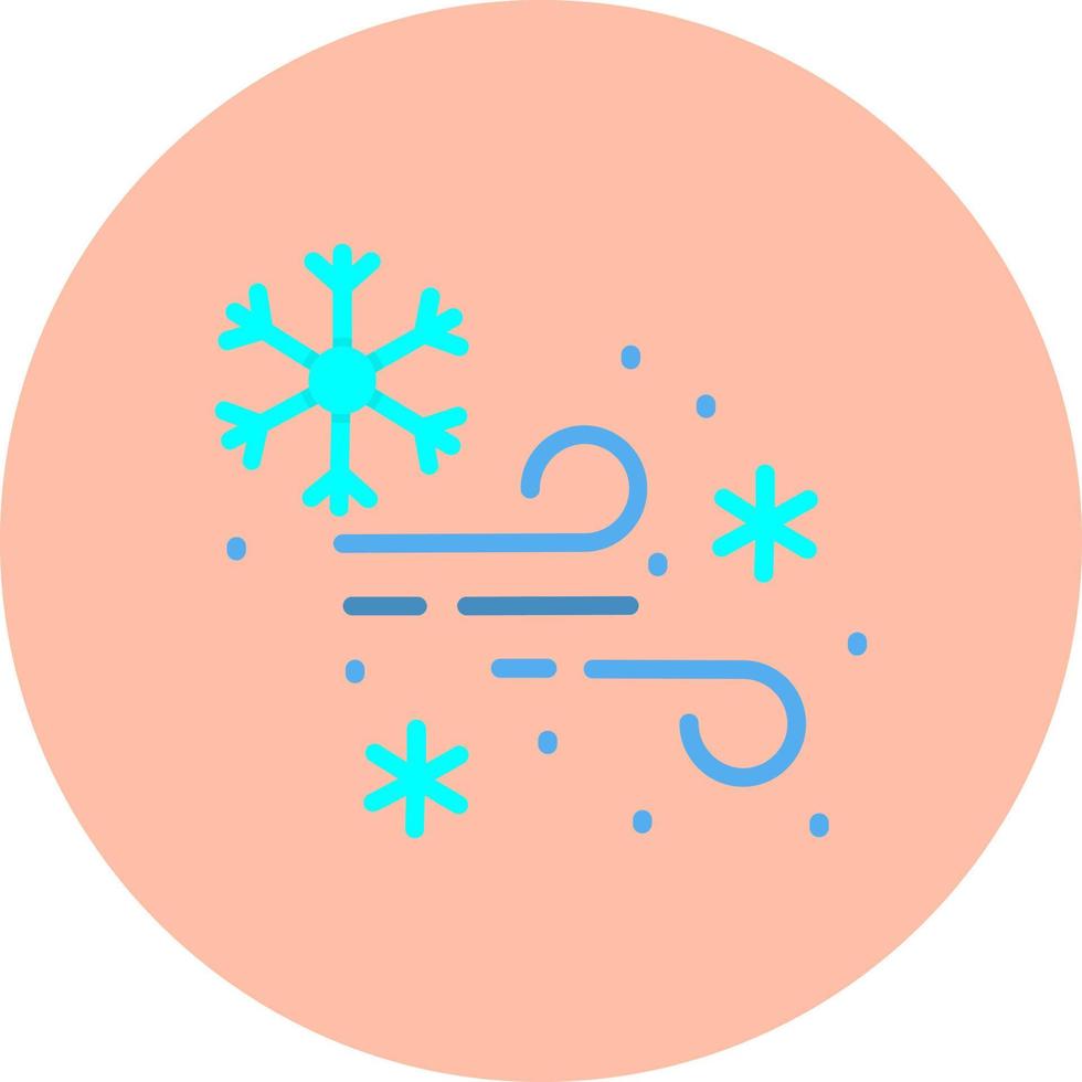 Snow Storm  Vector Icon Design