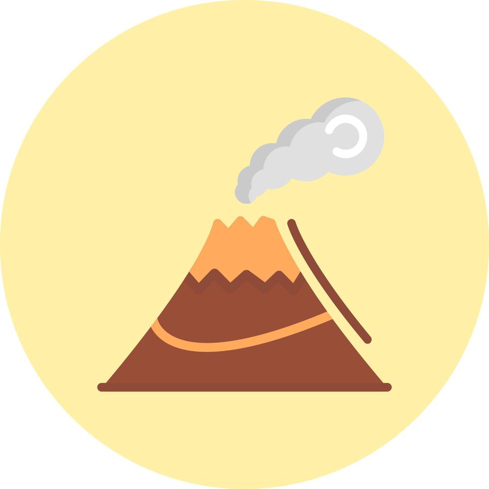 Volcano Vector Icon Design