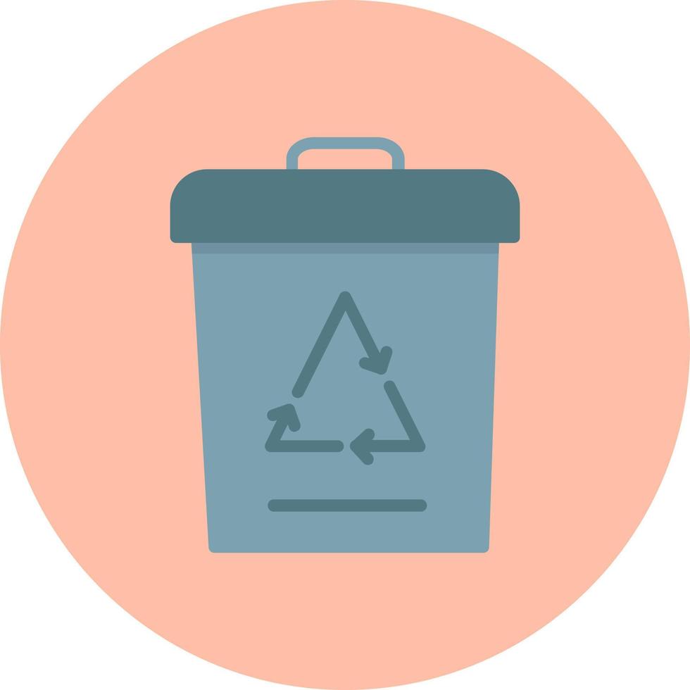 diseño de icono de vector de papelera de reciclaje