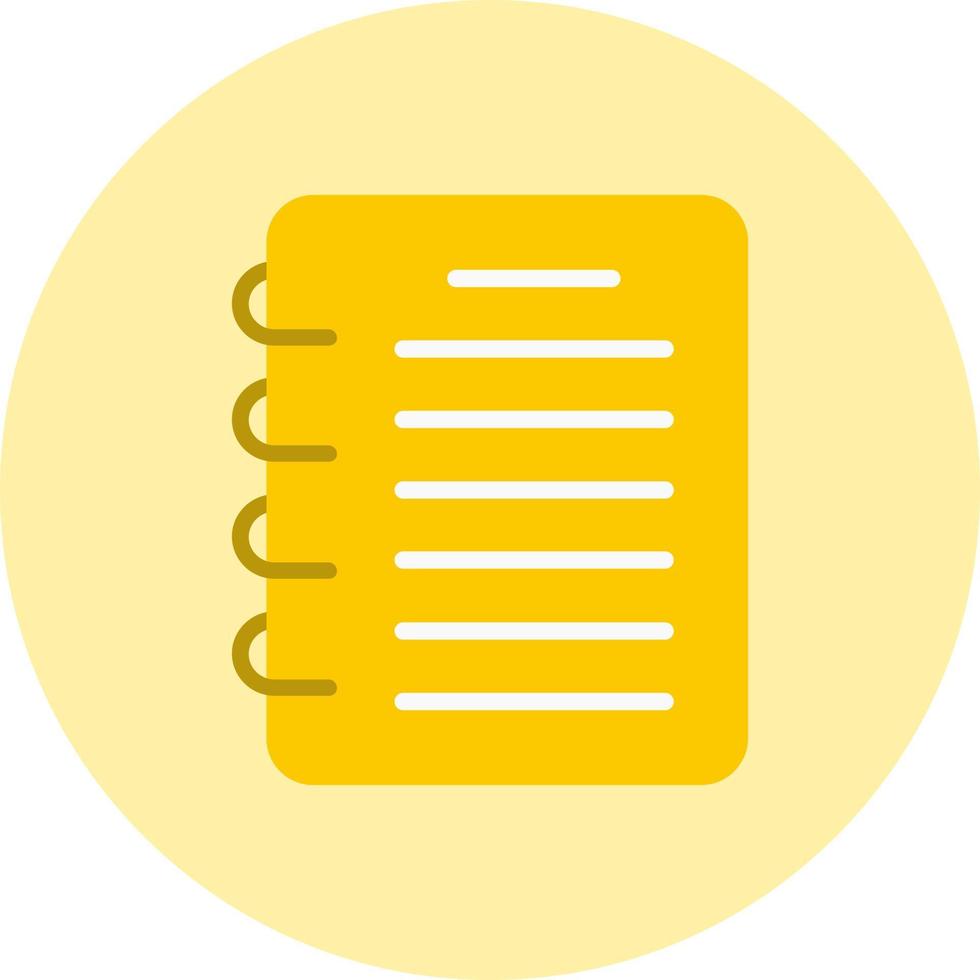 Note Book Vector Icon