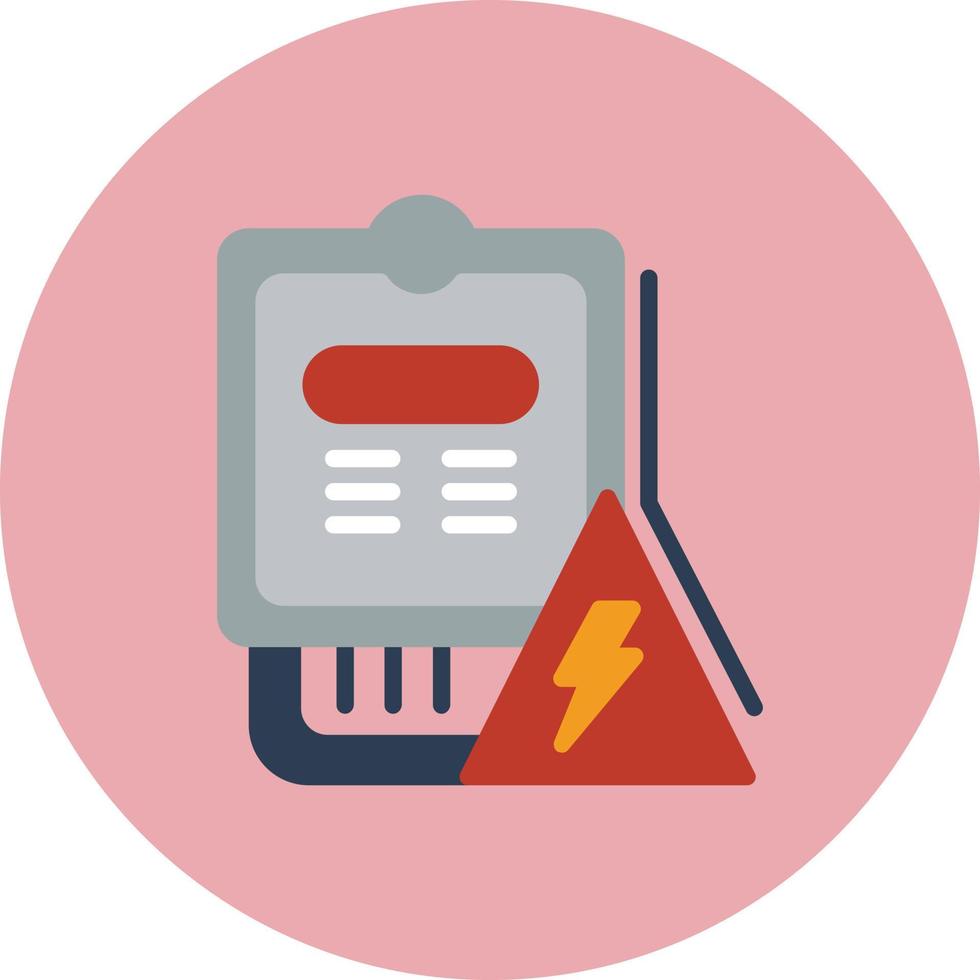 Electric Meter Vector Icon