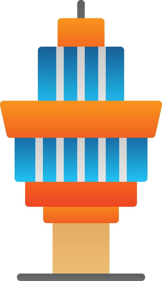 Control Tower Vector Icon Design