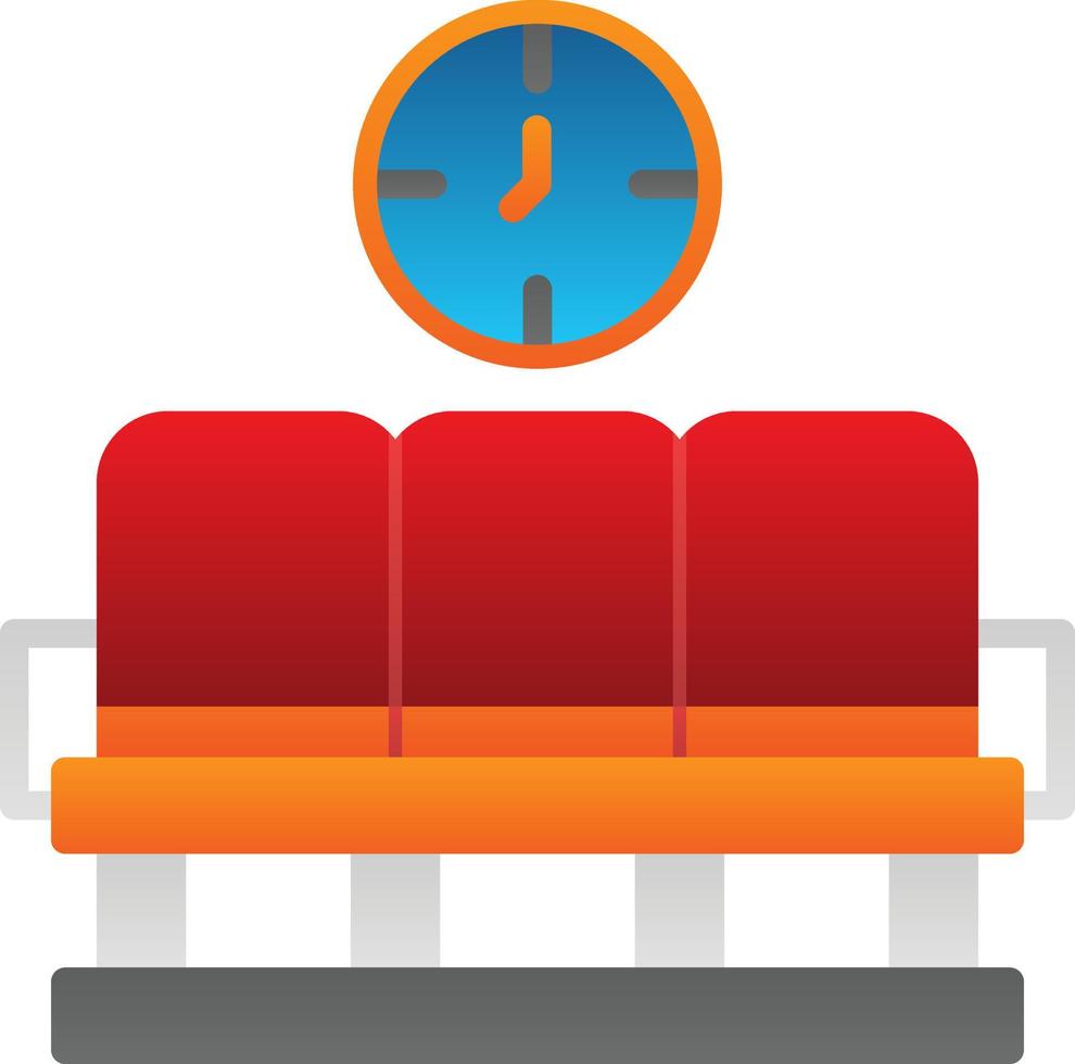 Waiting Area Vector Icon Design