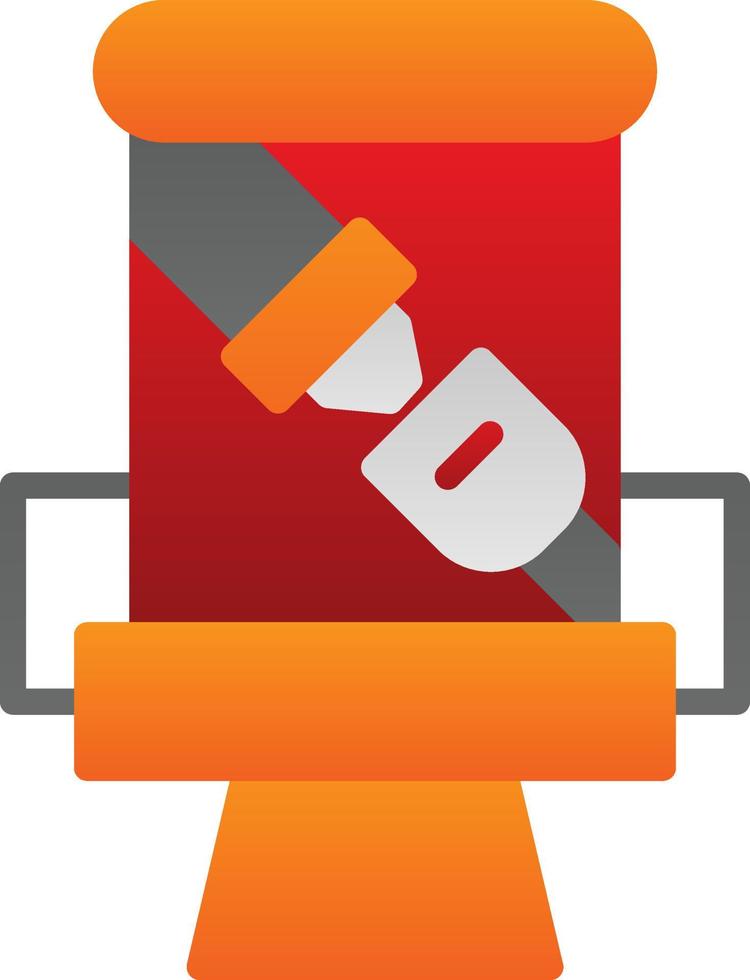 Seat Belt Vector Icon Design