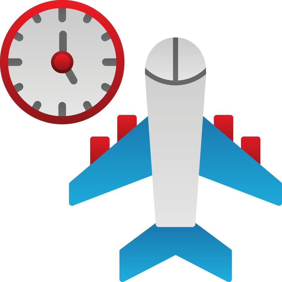 Flight Timings Vector Icon Design