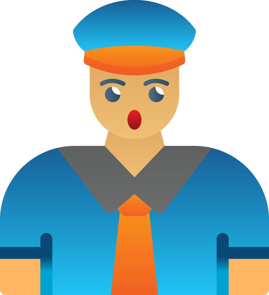 Steward Vector Icon Design
