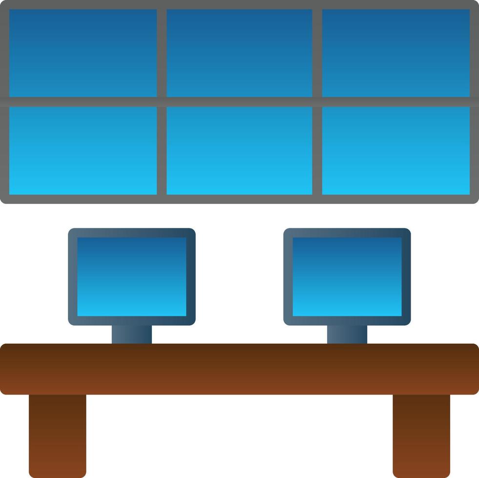 Control ROom Vector Icon Design