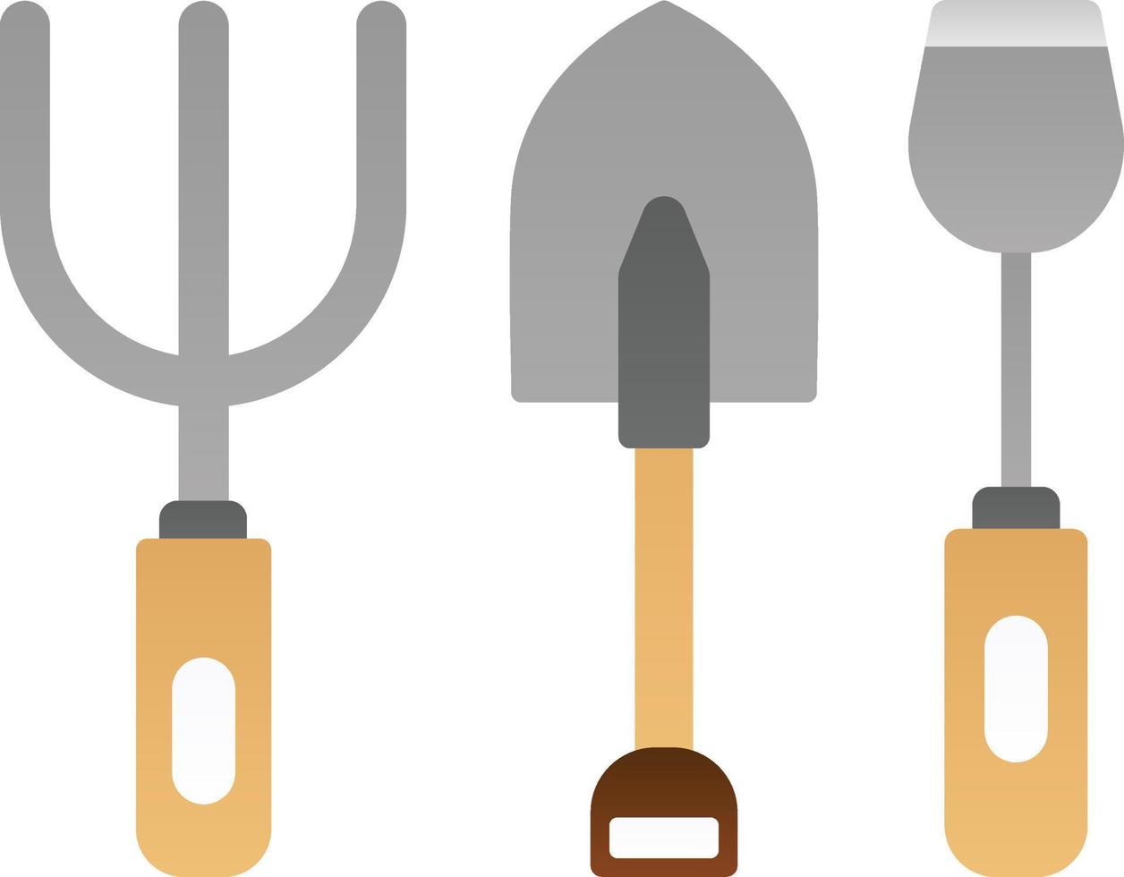 Gardening Tools Vector Icon Design