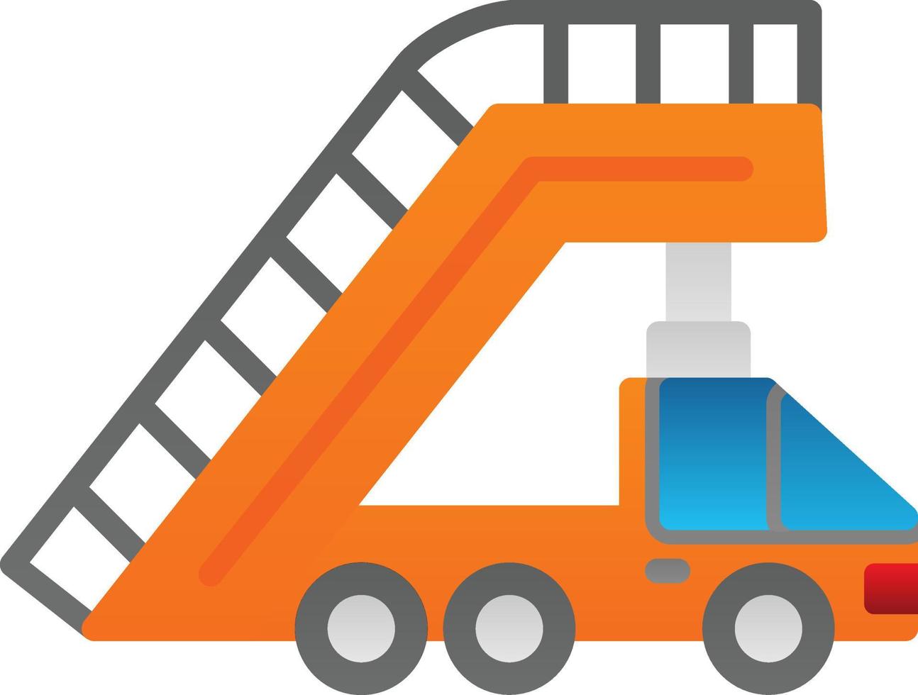 Stairs Vector Icon Design