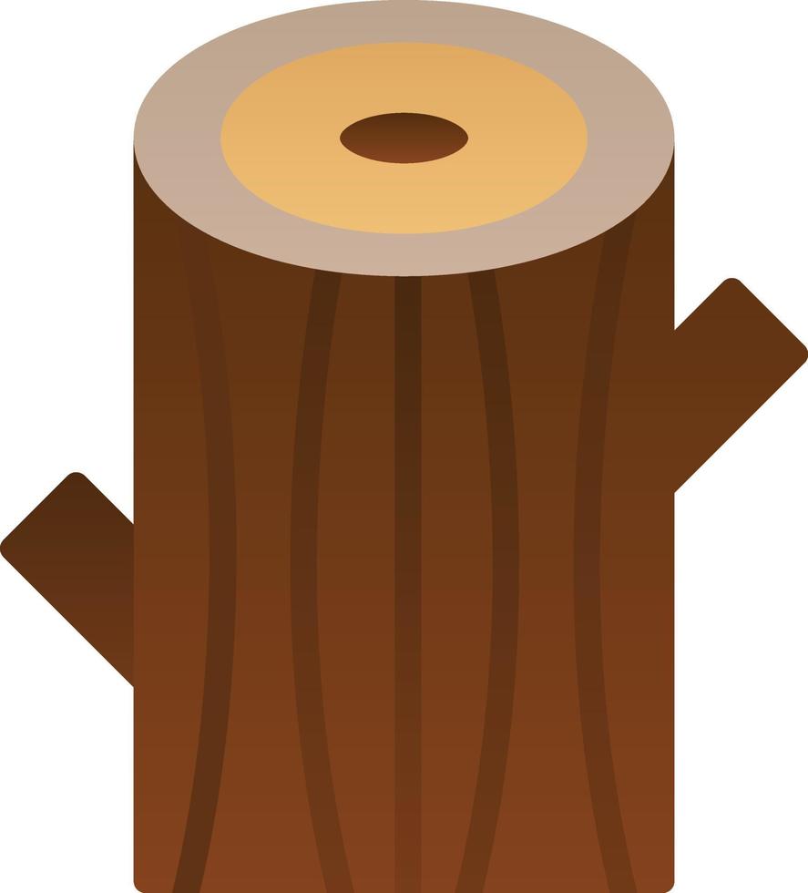 Log Vector Icon Design