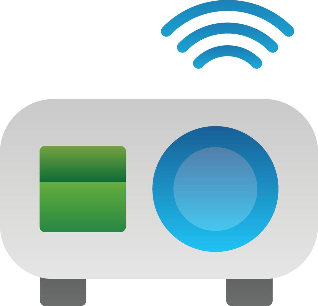Video Projector Vector Icon Design