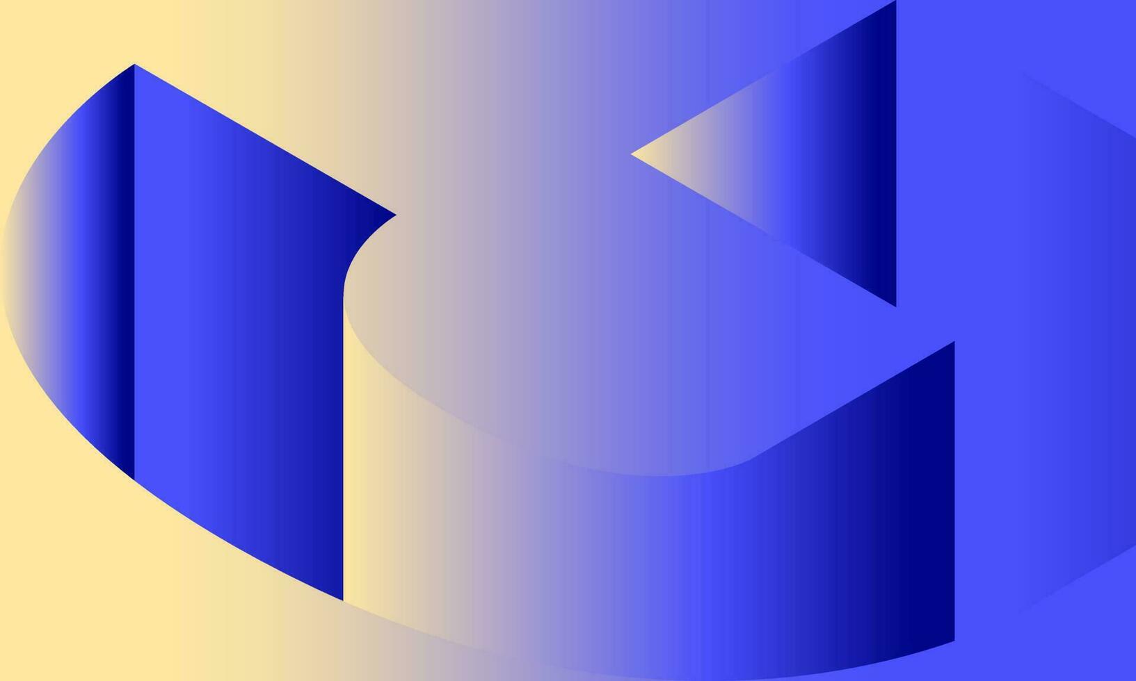 gradient abstract blue background letter j shapes vector