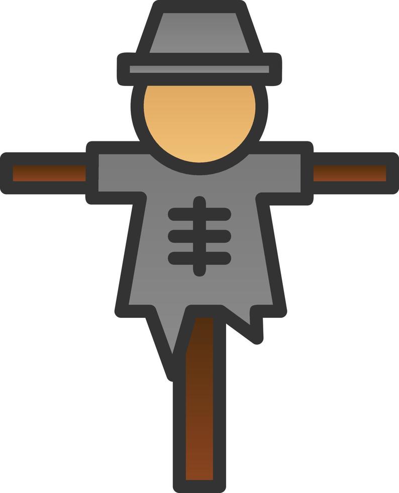 Scarecrow Vector Icon Design