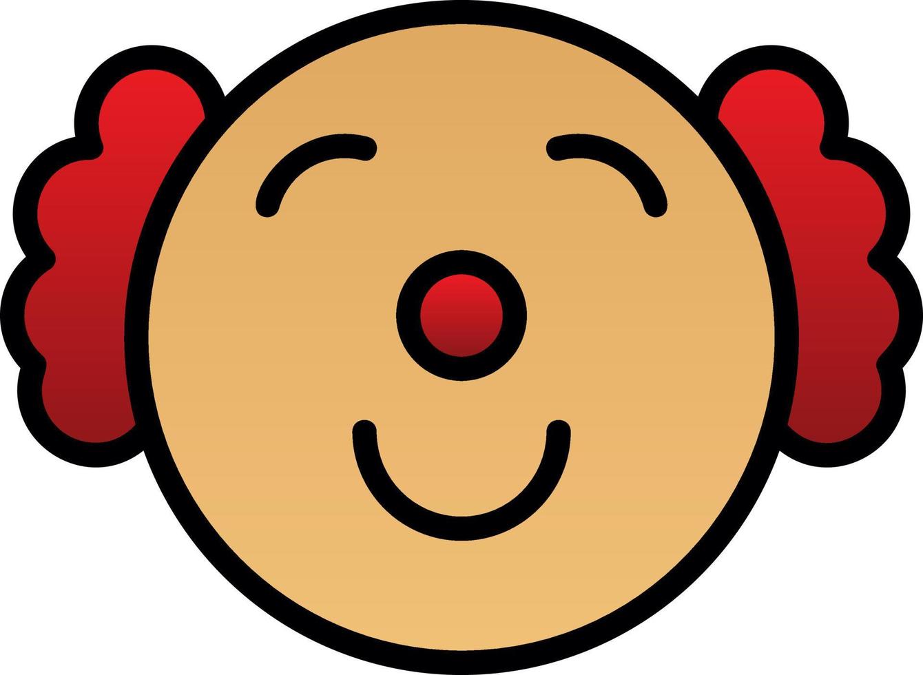 Clown Vector Icon Design