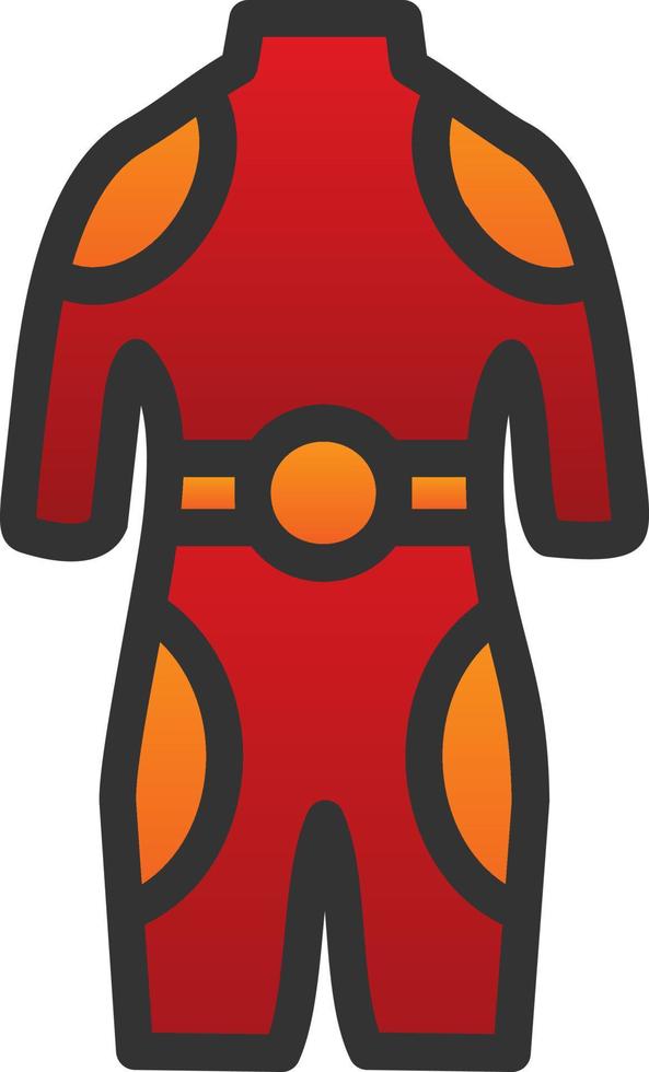 diseño de icono de vector de traje de buceo