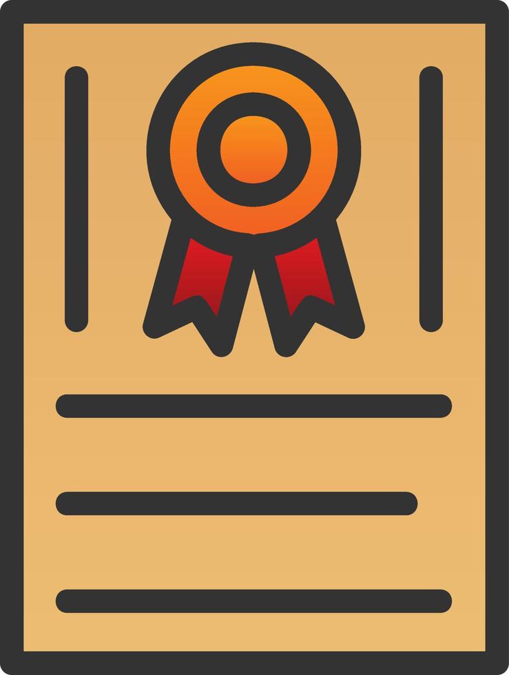 Certification Vector Icon Design