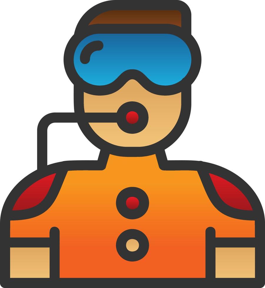 Diver Vector Icon Design