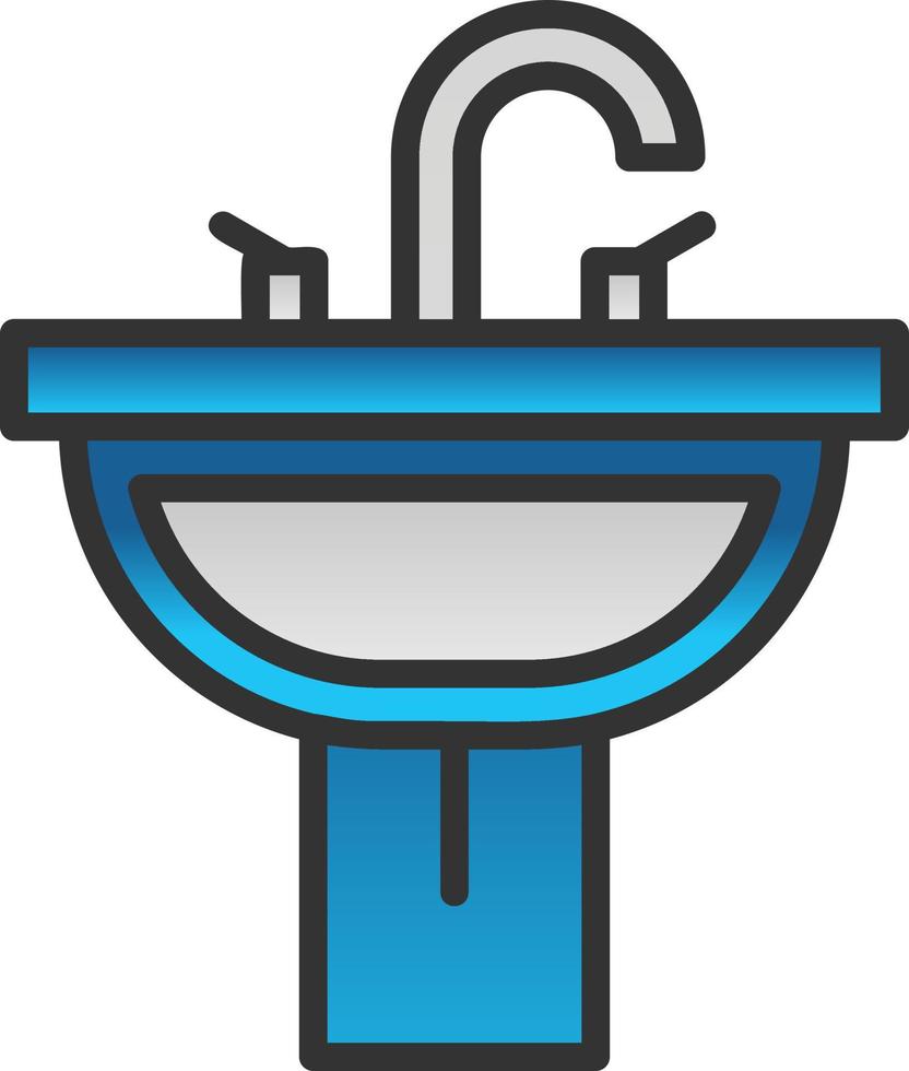 diseño de icono de vector de baño