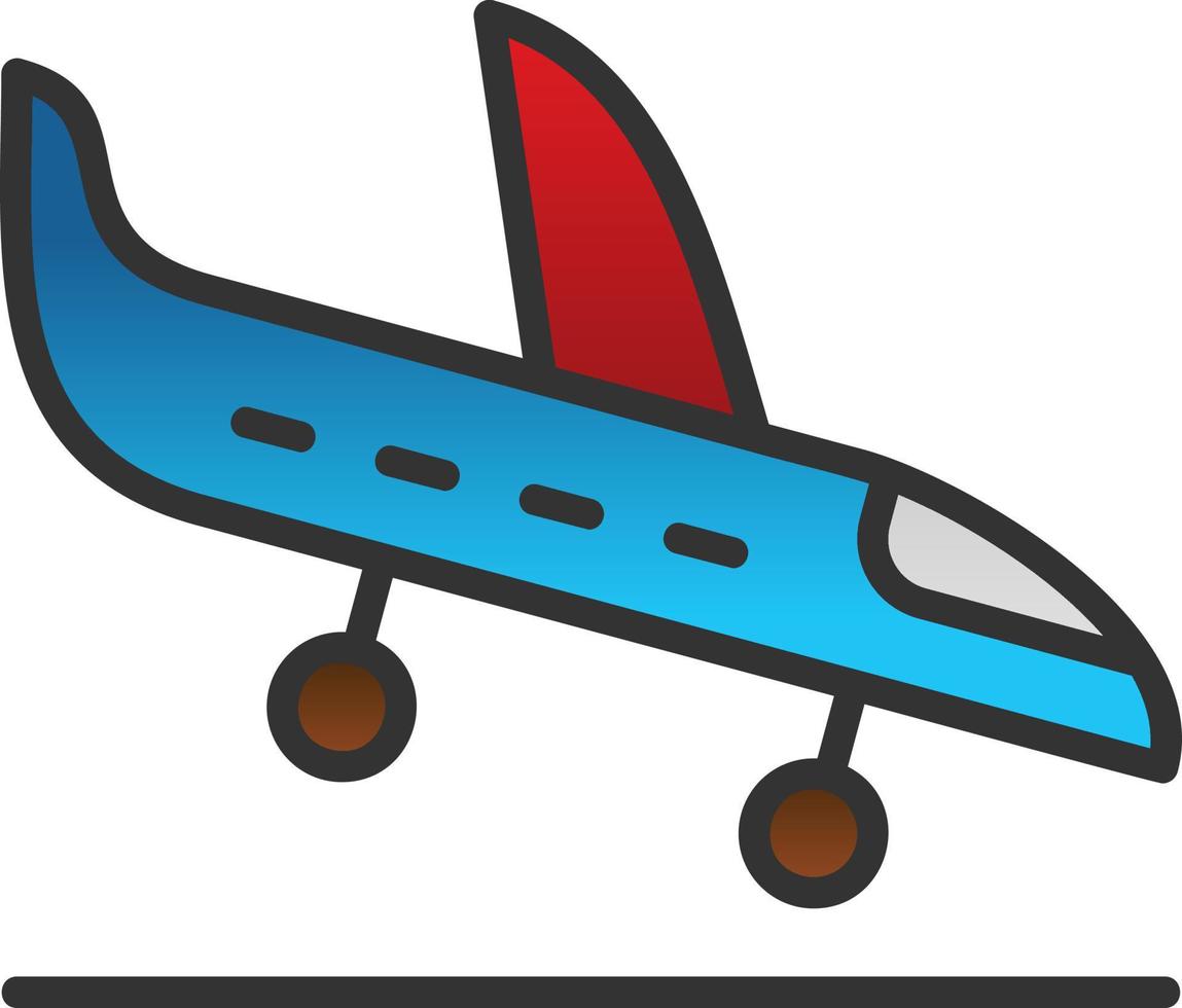Landing Vector Icon Design