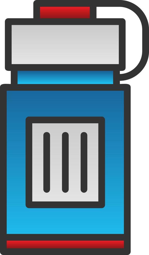 Water Bottle Vector Icon Design
