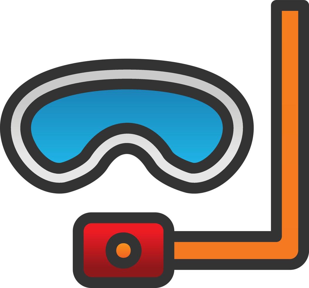 Scuba Diving Vector Icon Design