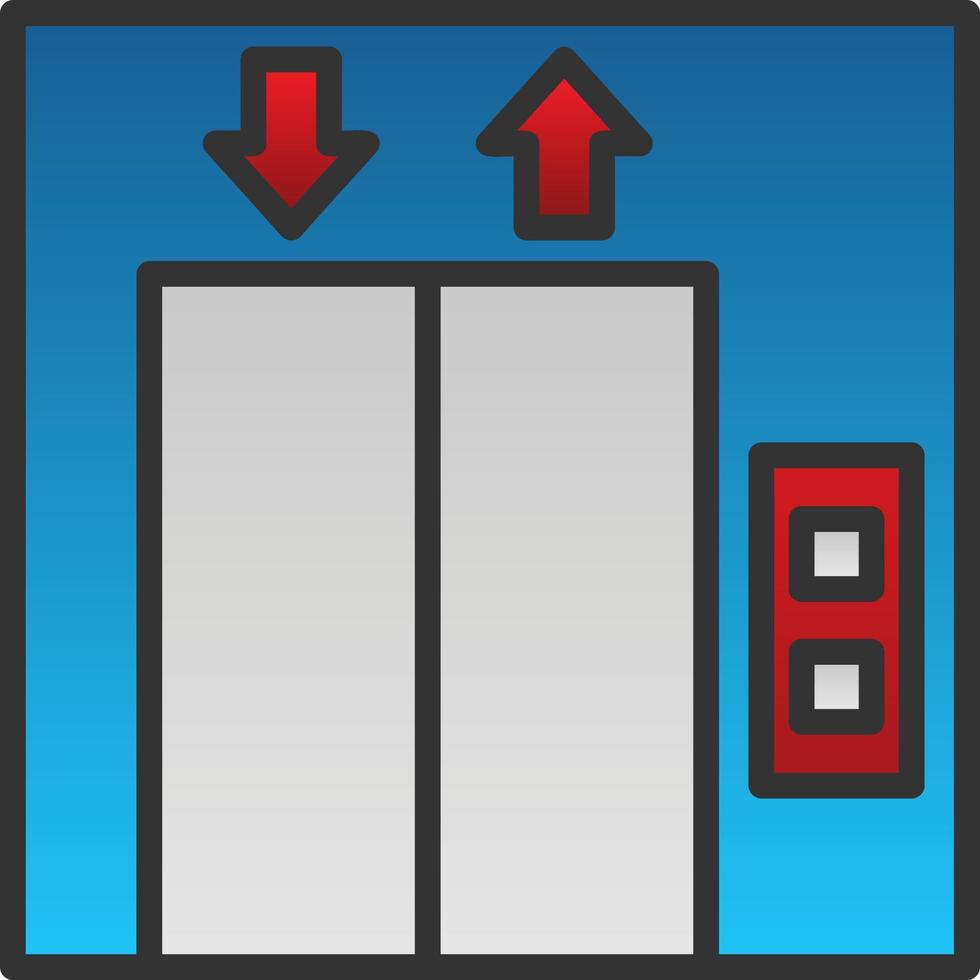 Lift Vector Icon Design