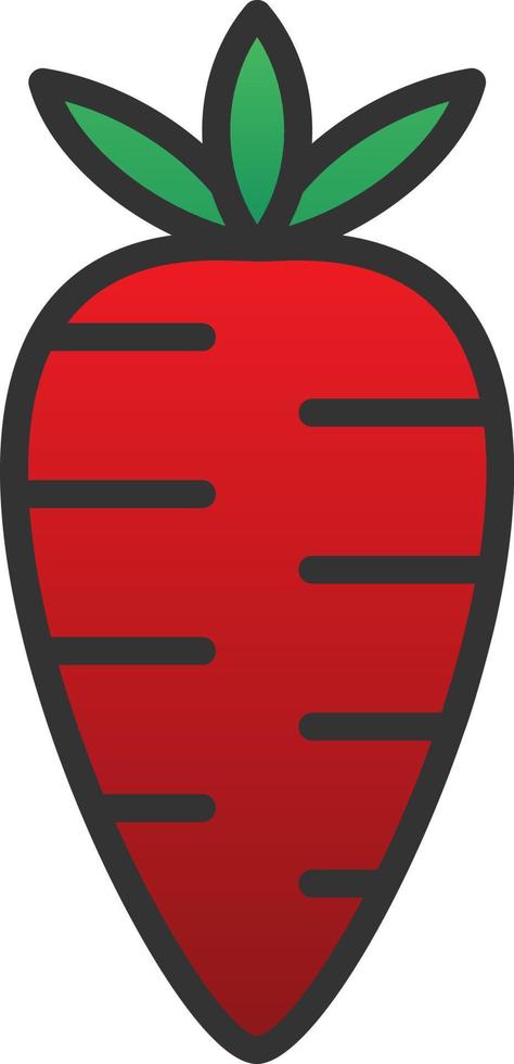 Carrot Vector Icon Design