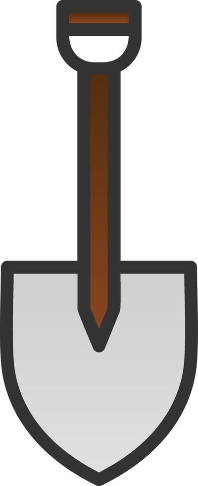 Shovel Vector Icon Design