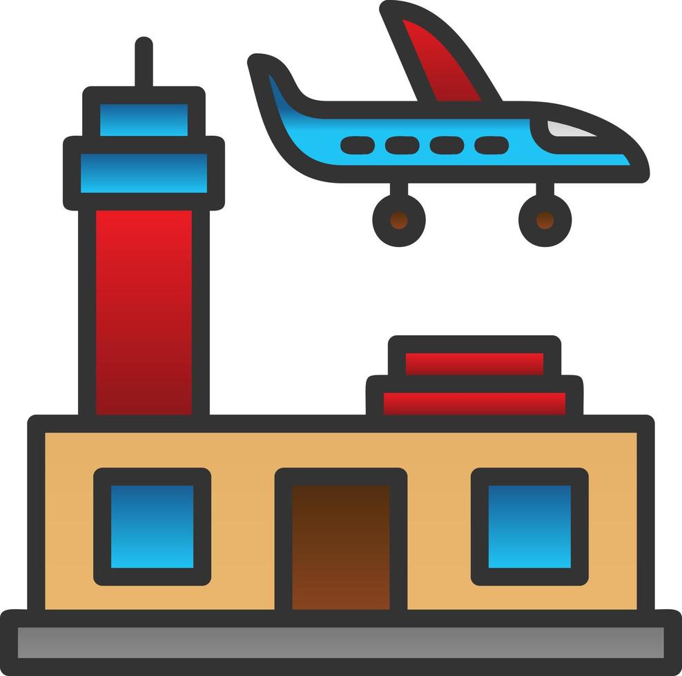 Airport Vector Icon Design