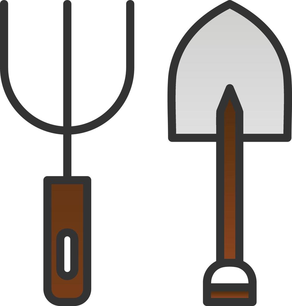 Pitchfork Vector Icon Design