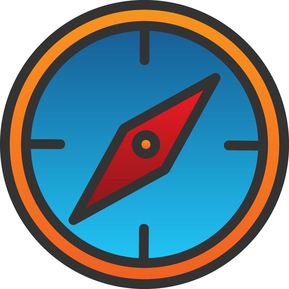 Compass Vector Icon Design