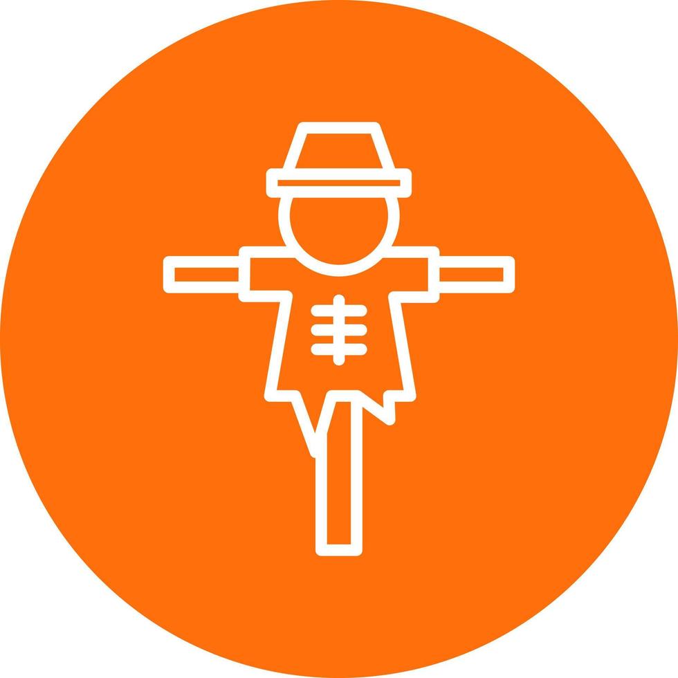 Scarecrow Vector Icon Design