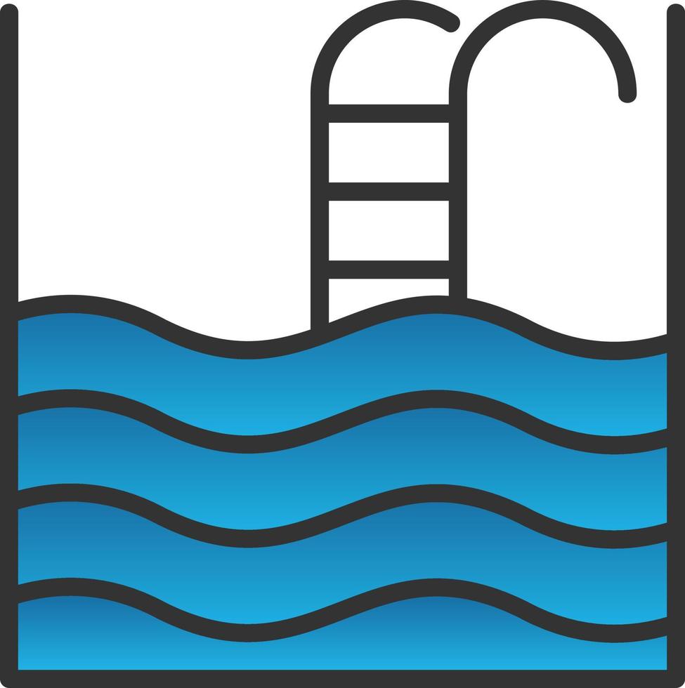 diseño de icono de vector de piscina