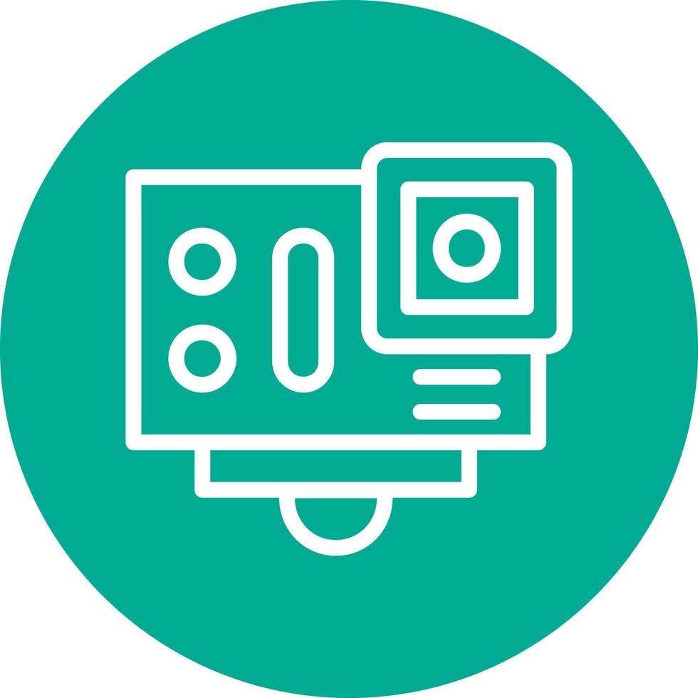 SPORT CAMERA Vector Icon Design