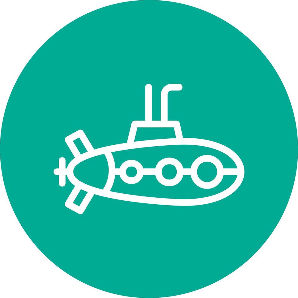 diseño de icono de vector submarino